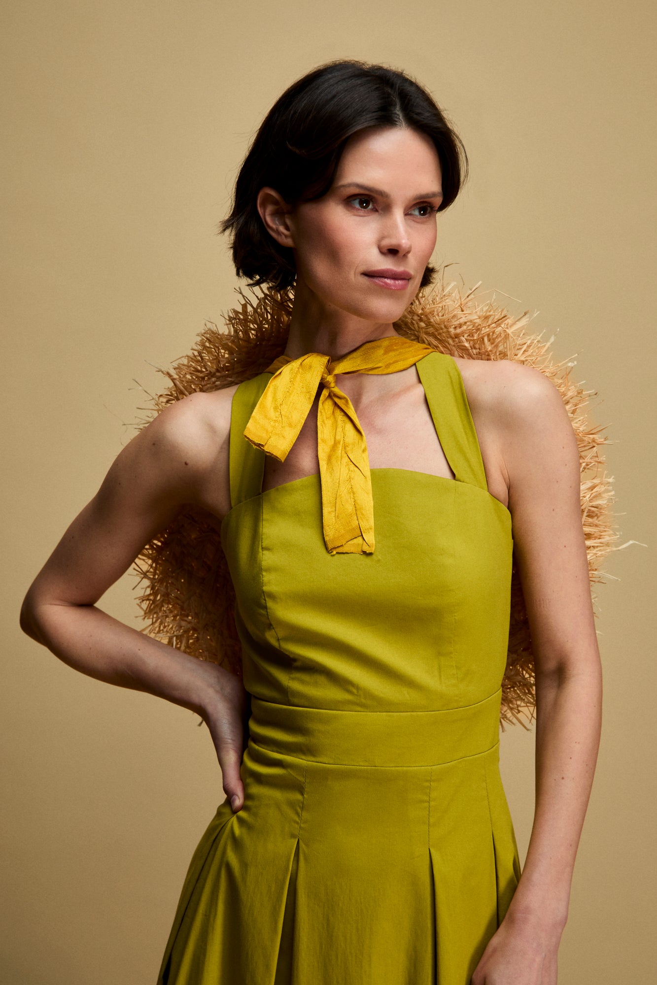 Vestido Anine Pistacho