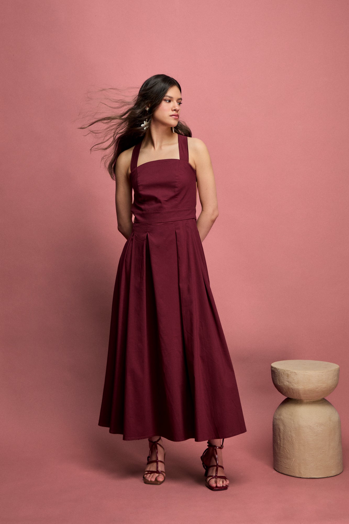 Vestido Anine Burdeos