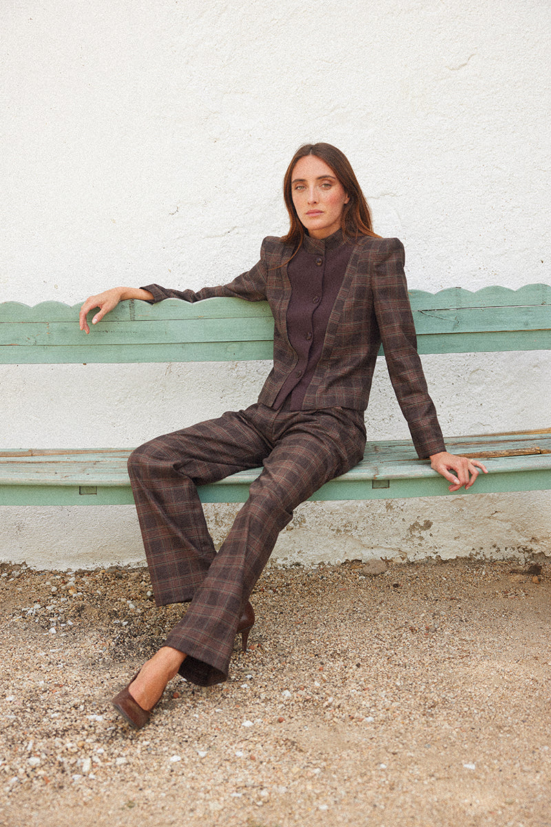 Chaqueta-cuello-Mao-mujer 5