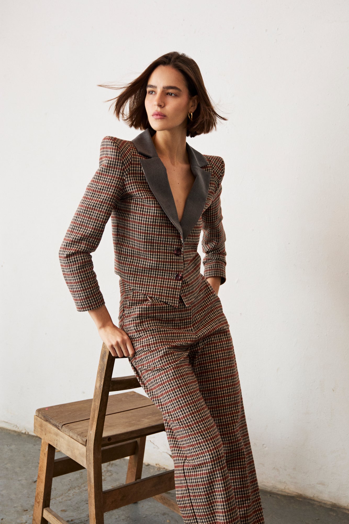 Calças xadrez Betto