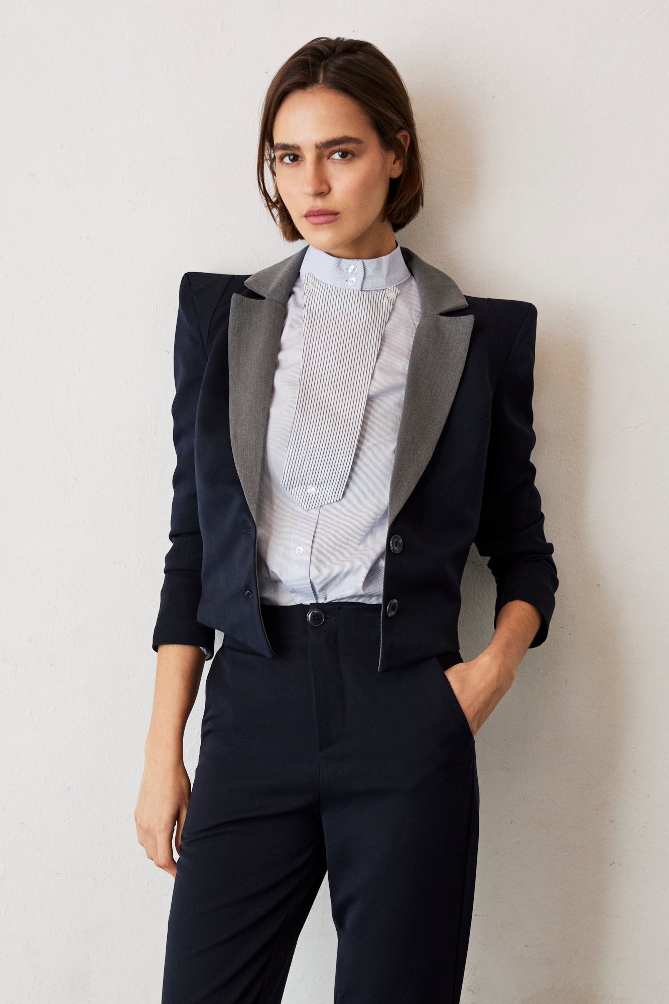 Pantalón largo azul