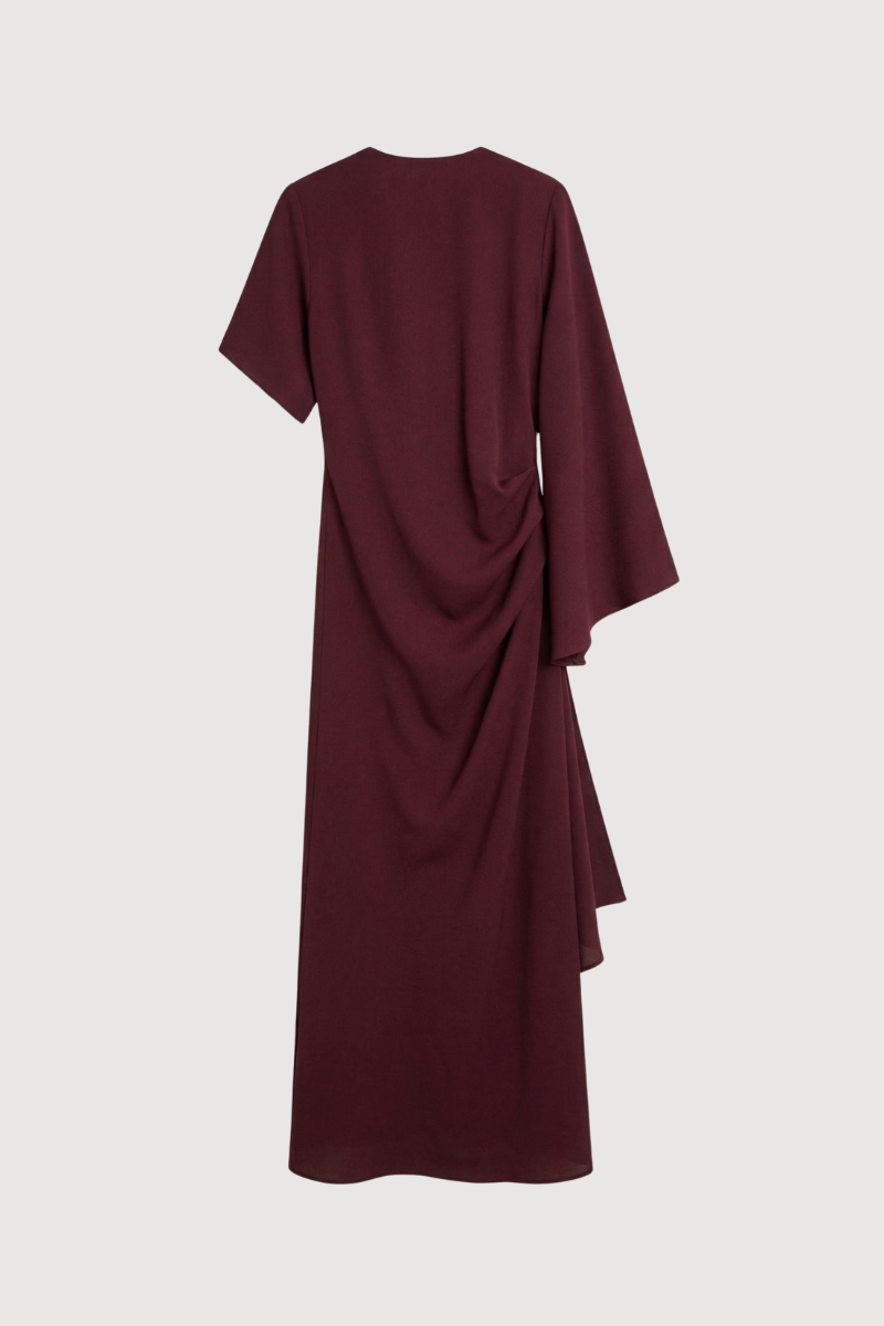 Vestido Fabrizia Berinjela