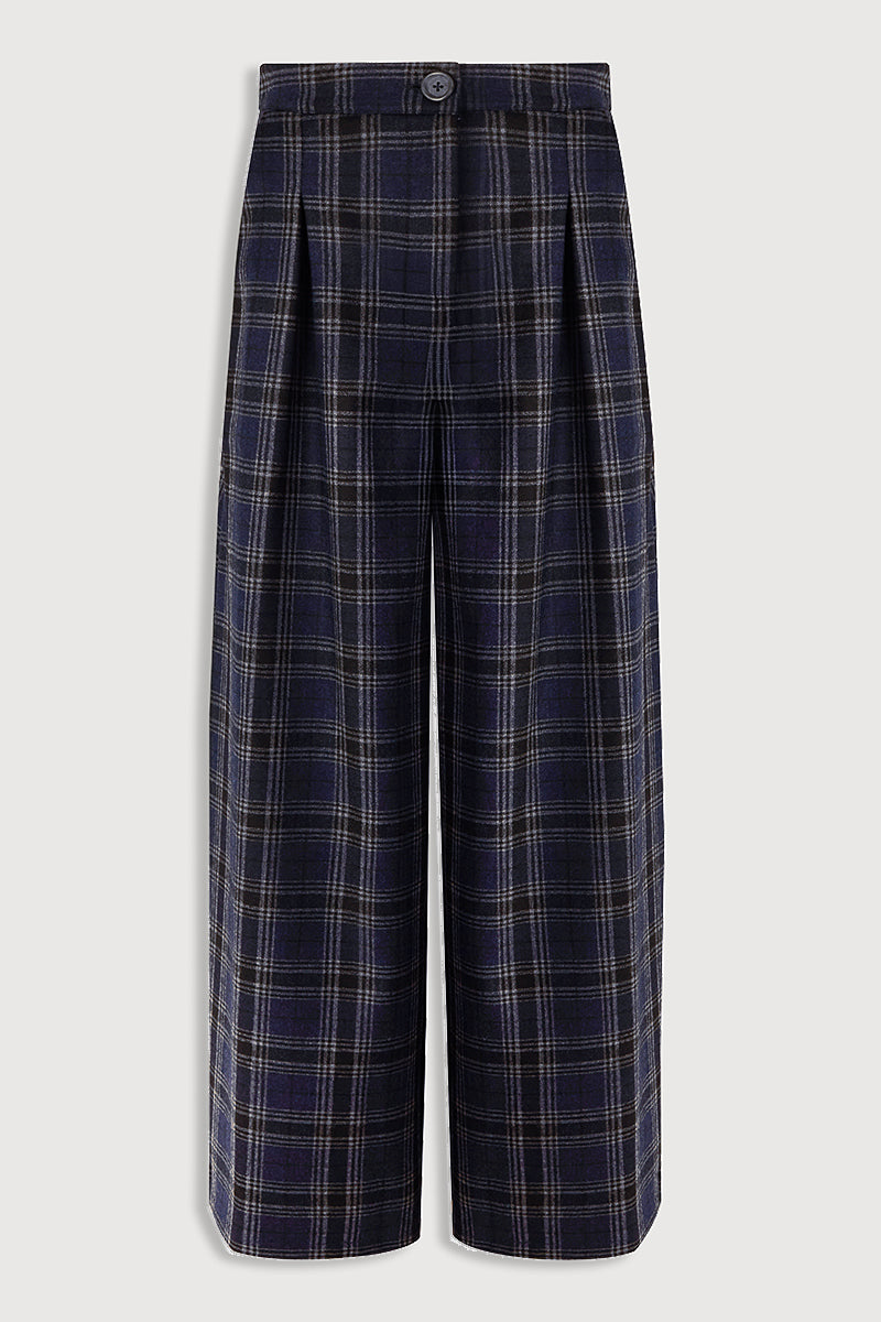 Pantalón Blas cuadros marino