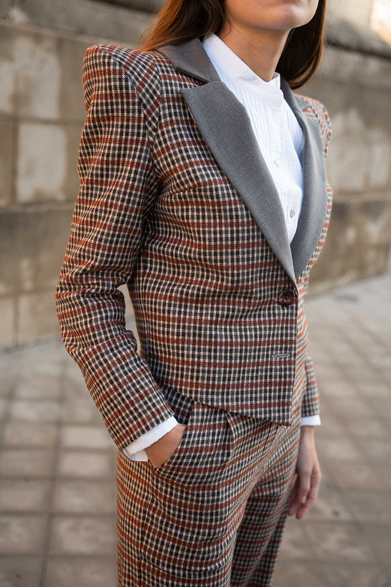 Calças xadrez Betto