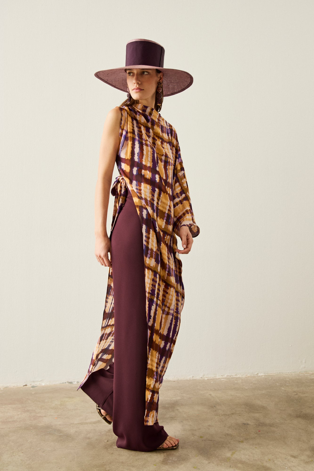 Blusón largo asimétrico