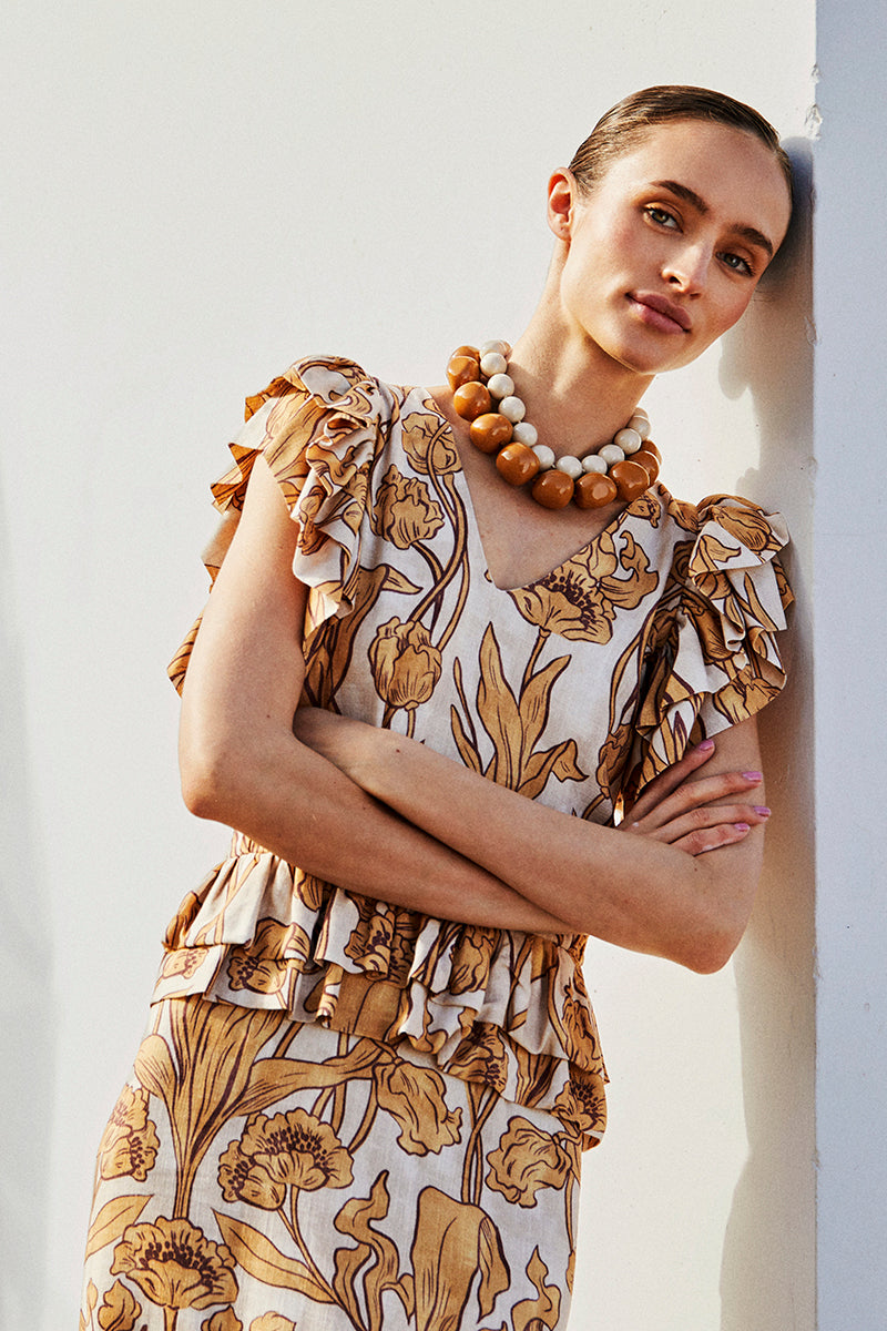 Vestido Amelie Creme