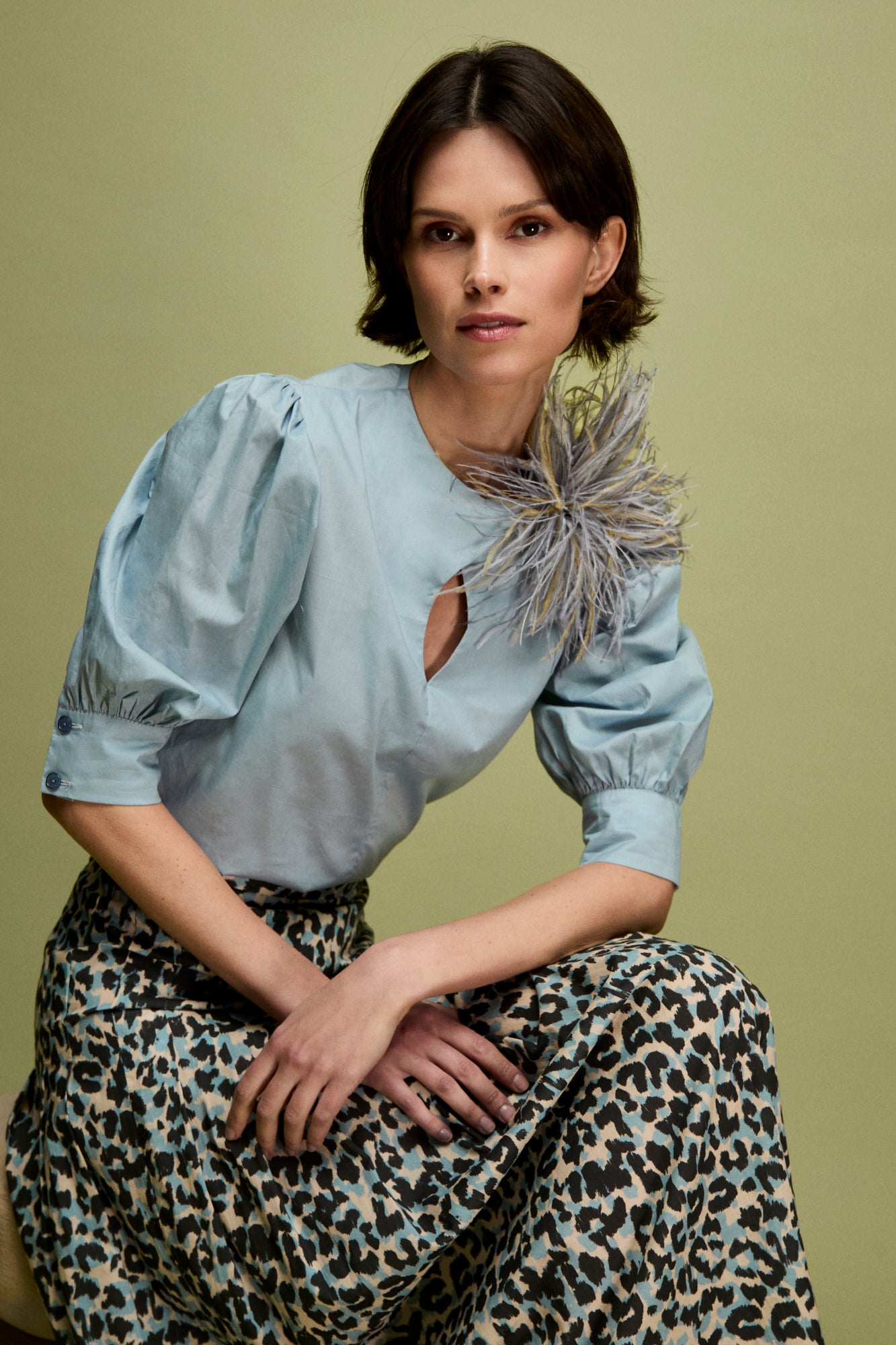Falda Roberta animal print