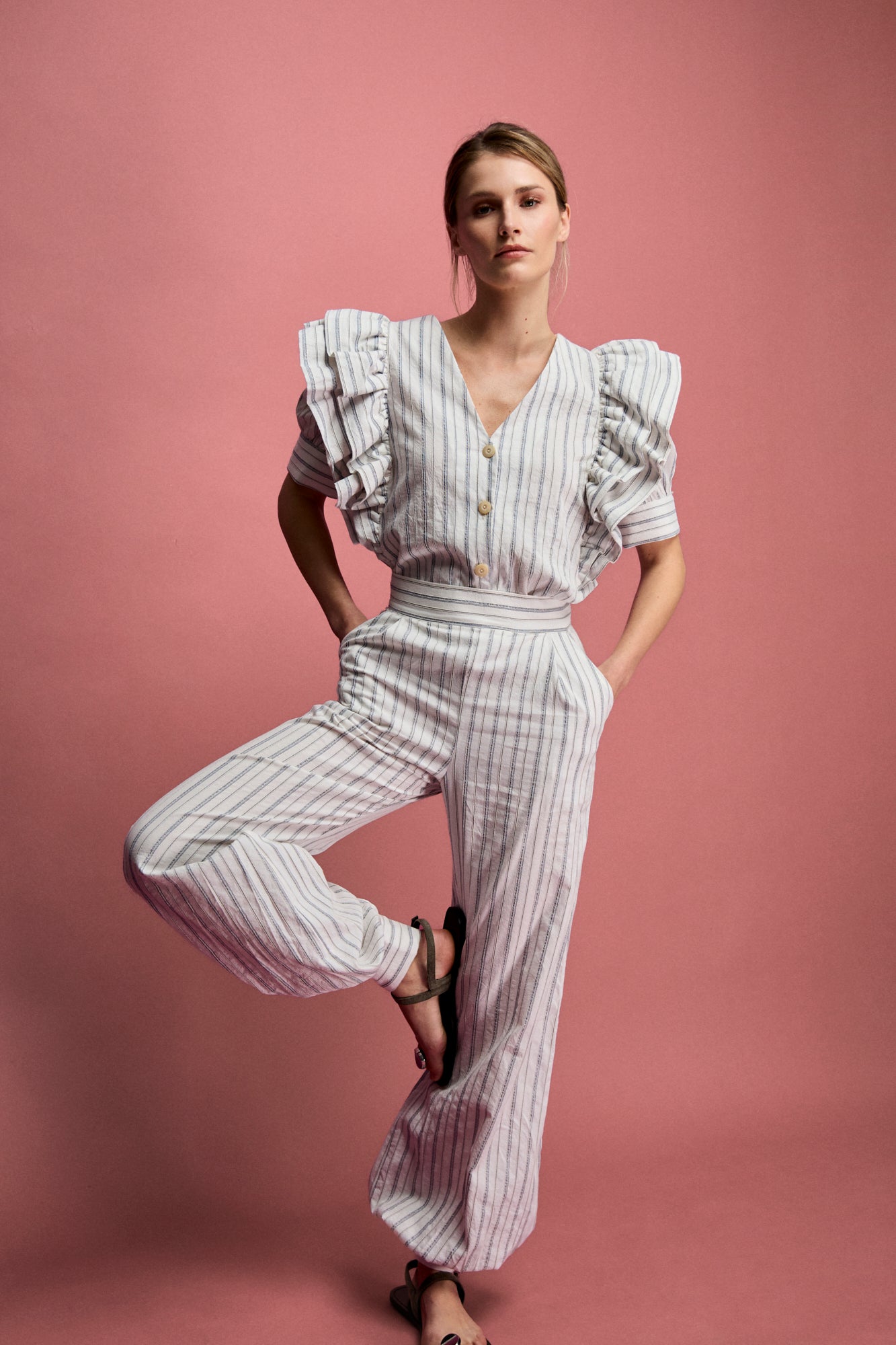 Pantalón Romy blanco