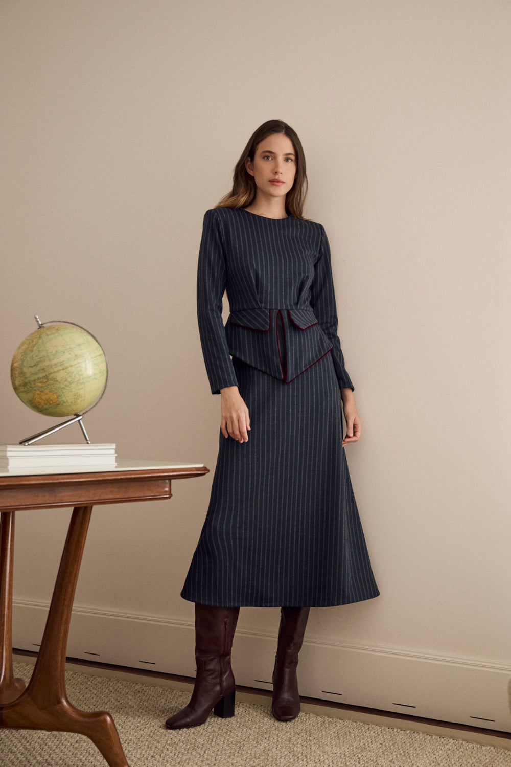 Vestido África Marinho