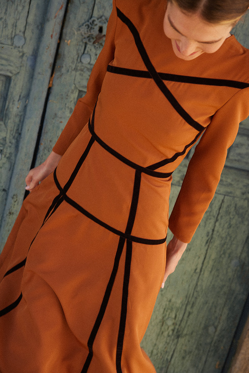 Vestido Ruana de Abóbora