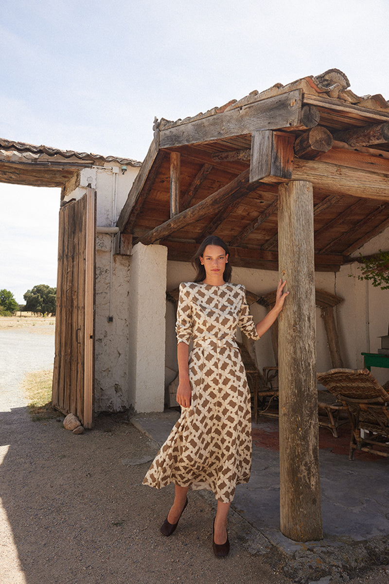 Vestido estampado Manu