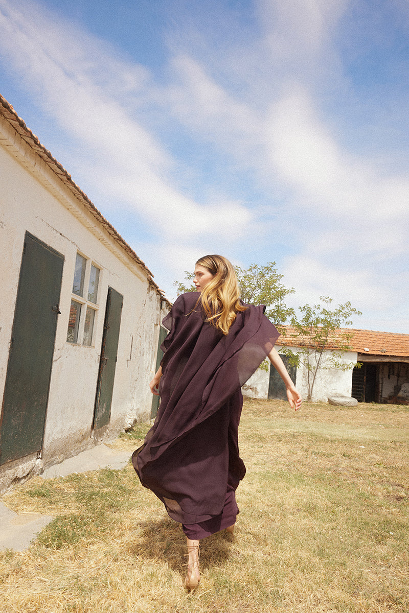 Vestido Carlota Beringela