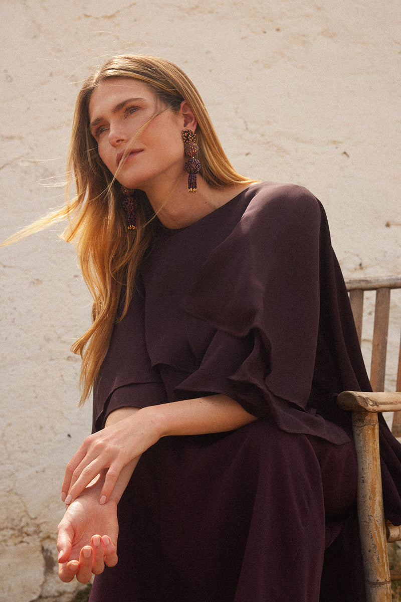 Vestido Carlota Beringela