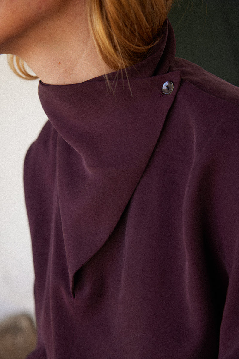 Blusa Marlena Beringela