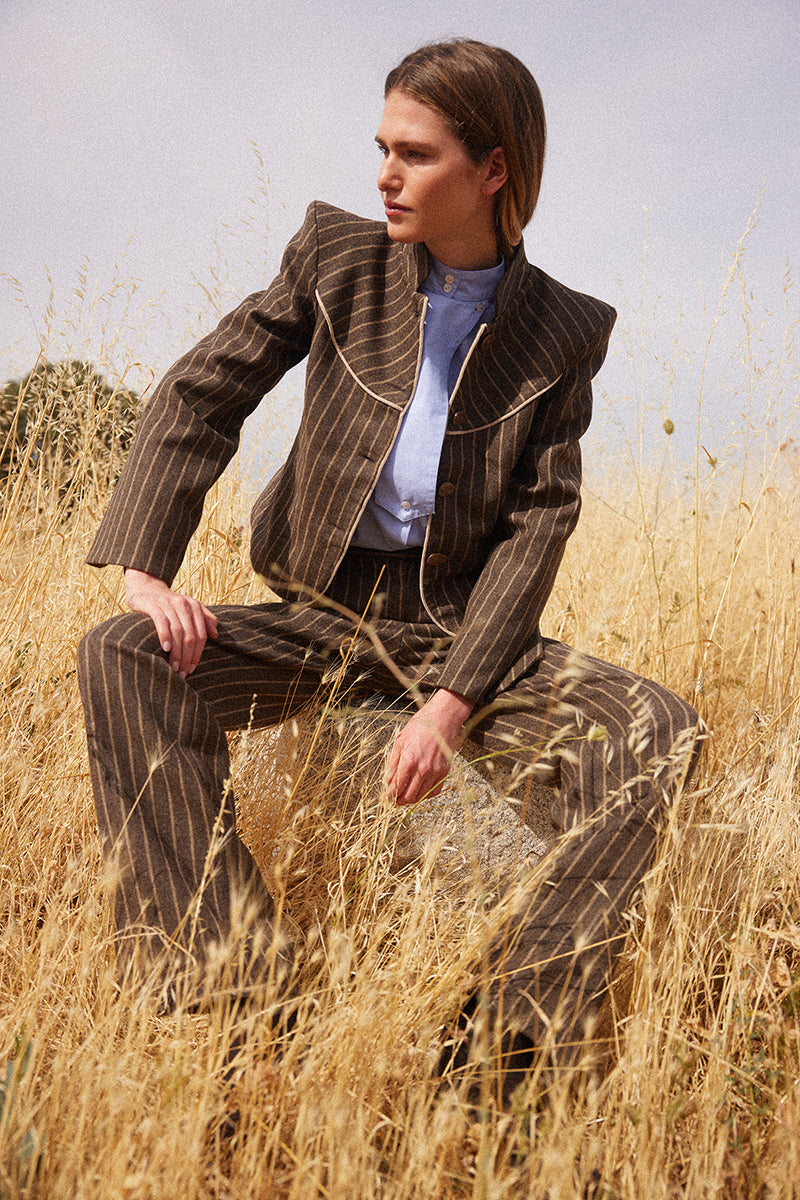 Chaqueta Margaret Marrón