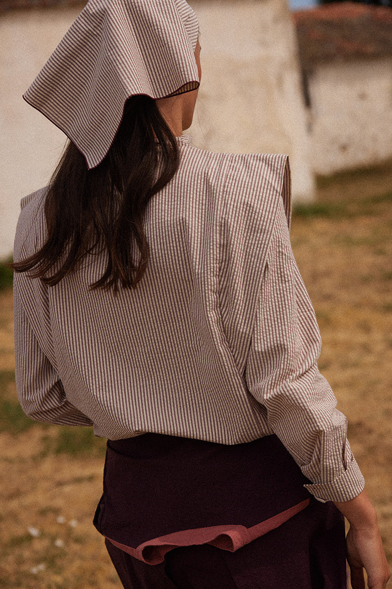 Camisola Bandana Borgonha