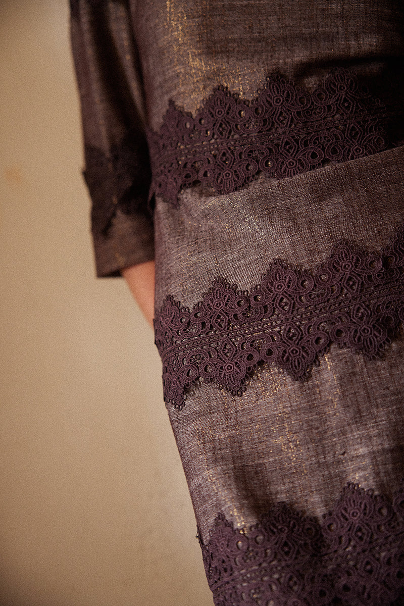 Vestido Gala Beringela