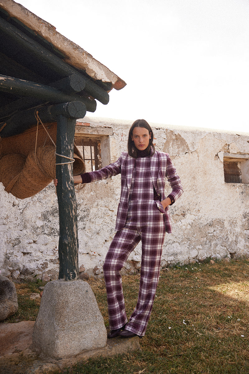 Casaco Malene Aubergine