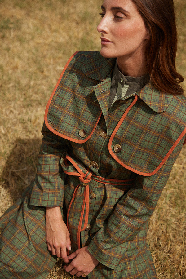 Sobretudo verde Leonora