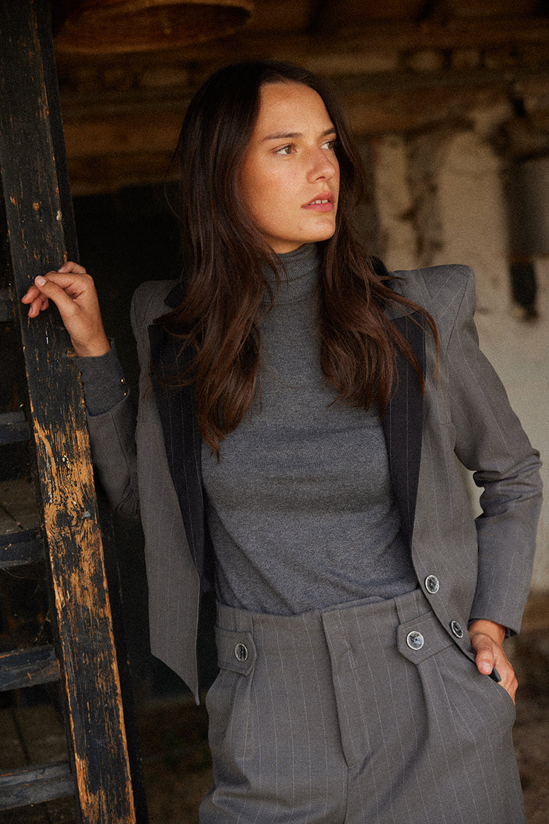 Chaqueta Lauren Gris