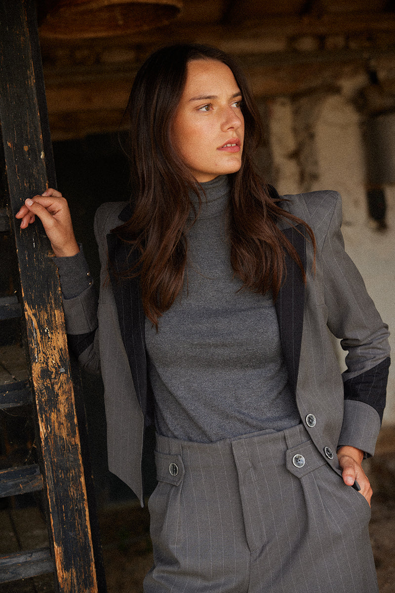 Chaqueta Lauren Gris