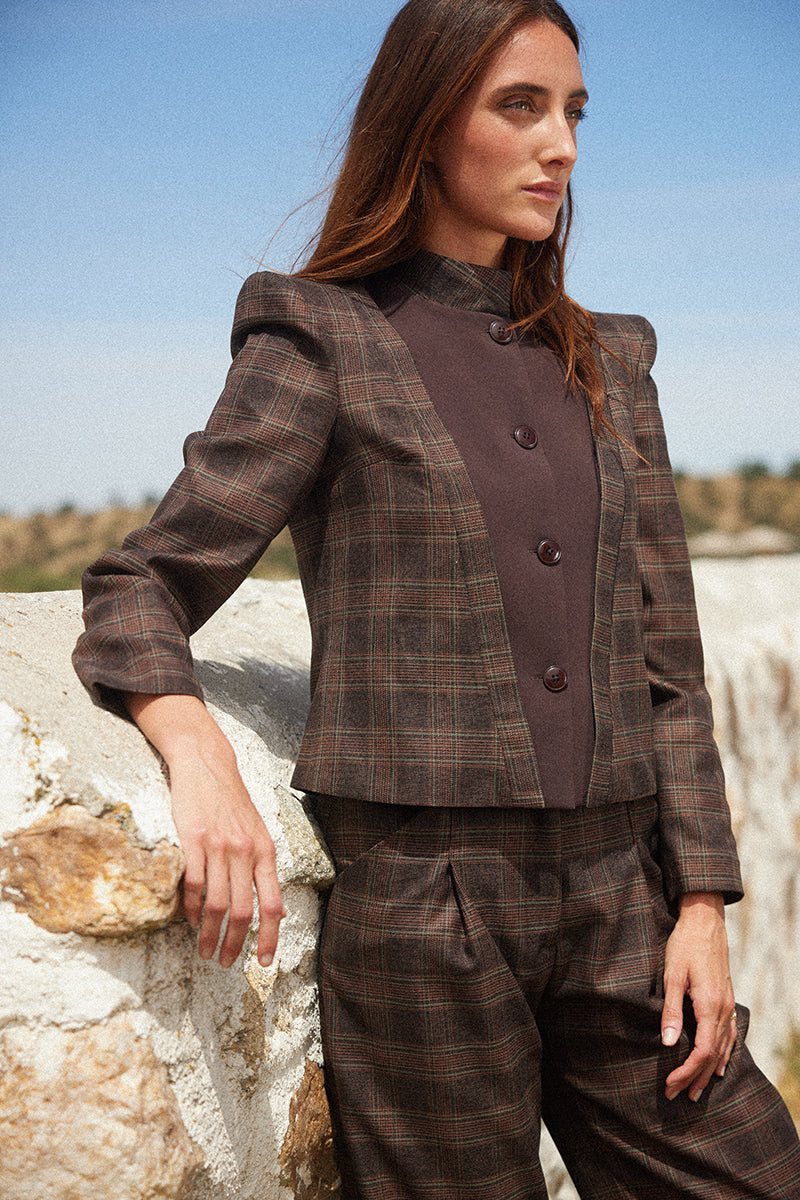 Chaqueta vega Berenjena