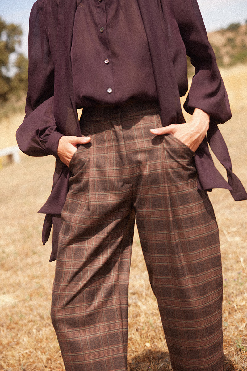 Blusa beringela Serafina