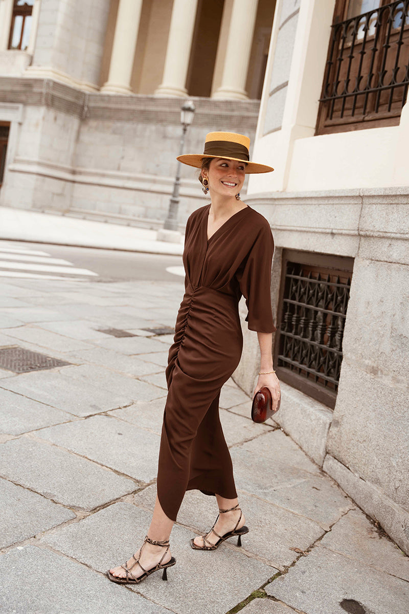 Vestido Diana Castanho