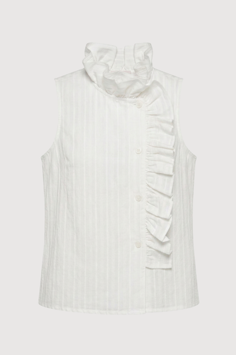 Camisa Volante Blanca