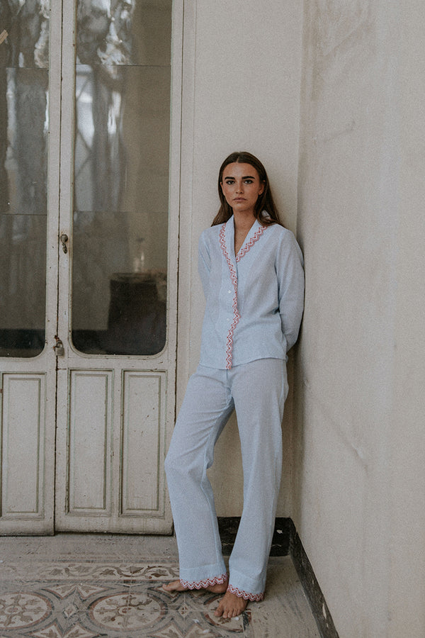 Pijama Milrayas celeste