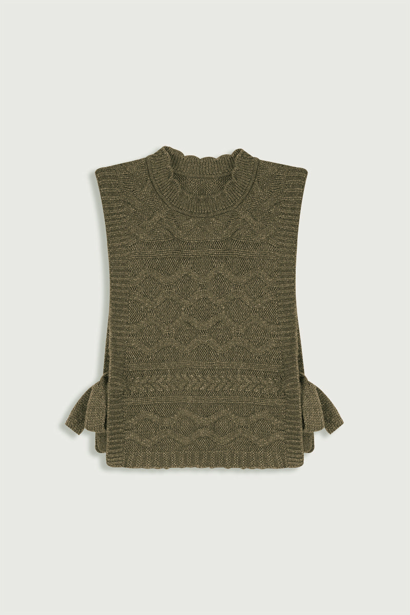 Colete verde de oito pontos