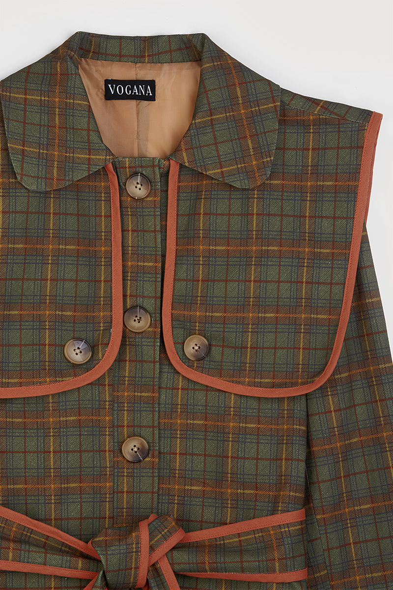 Sobretudo verde Leonora