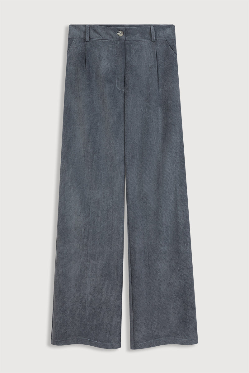 Calça Betto Veludo Cotelê Azul