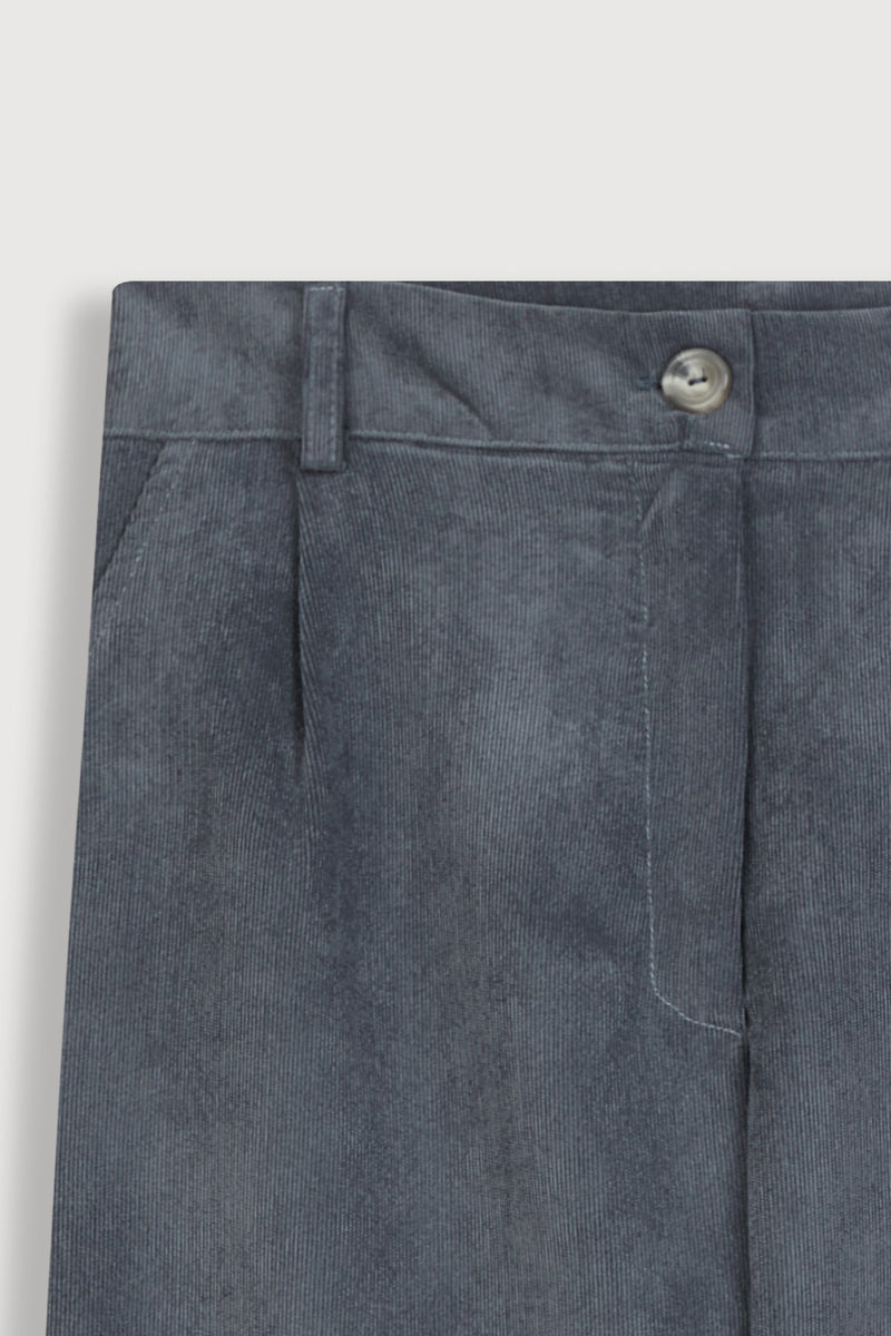 Calça Betto Veludo Cotelê Azul