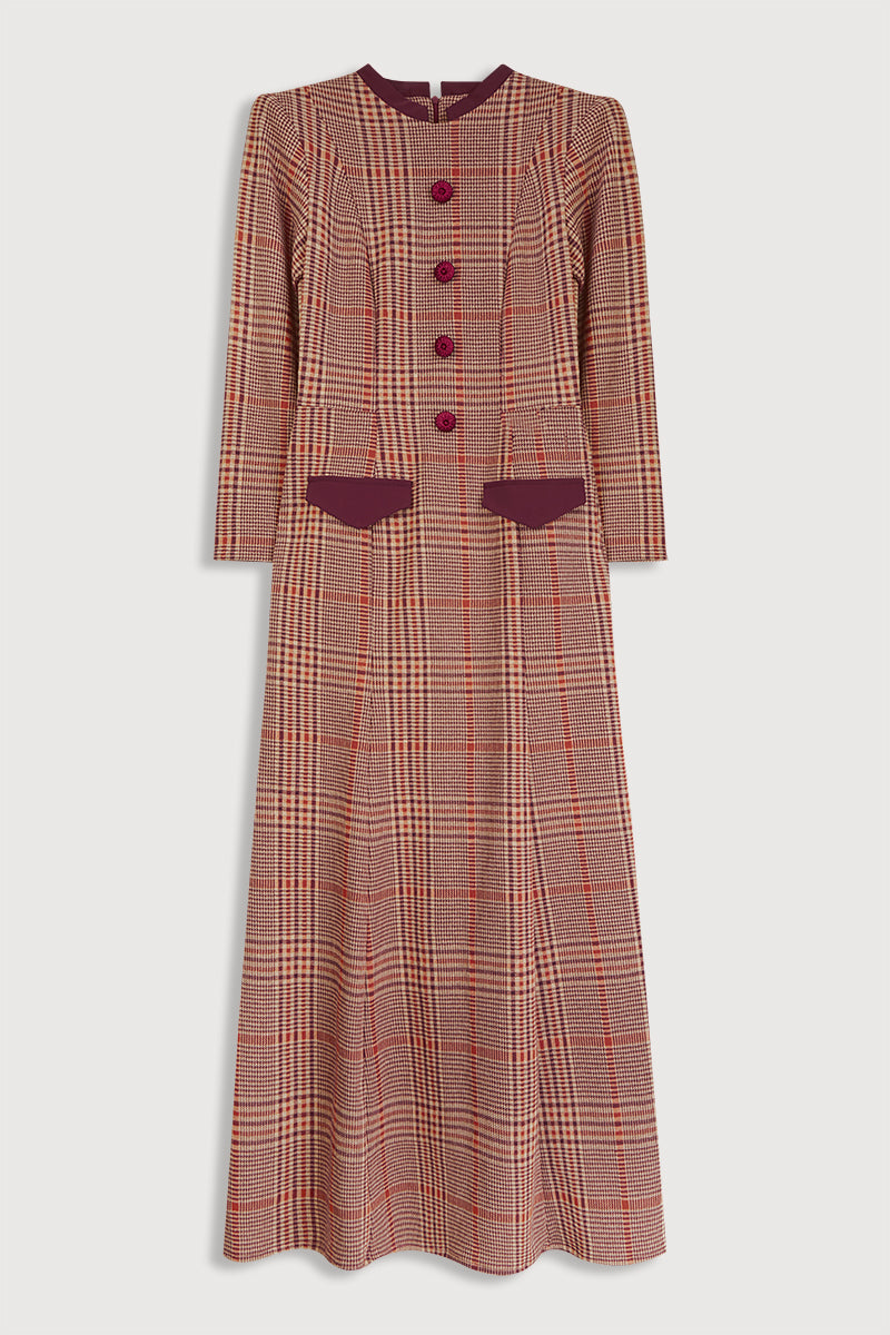 Vestido Kira Burdeos