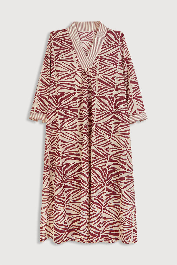 Vestido Garbet Borgonha