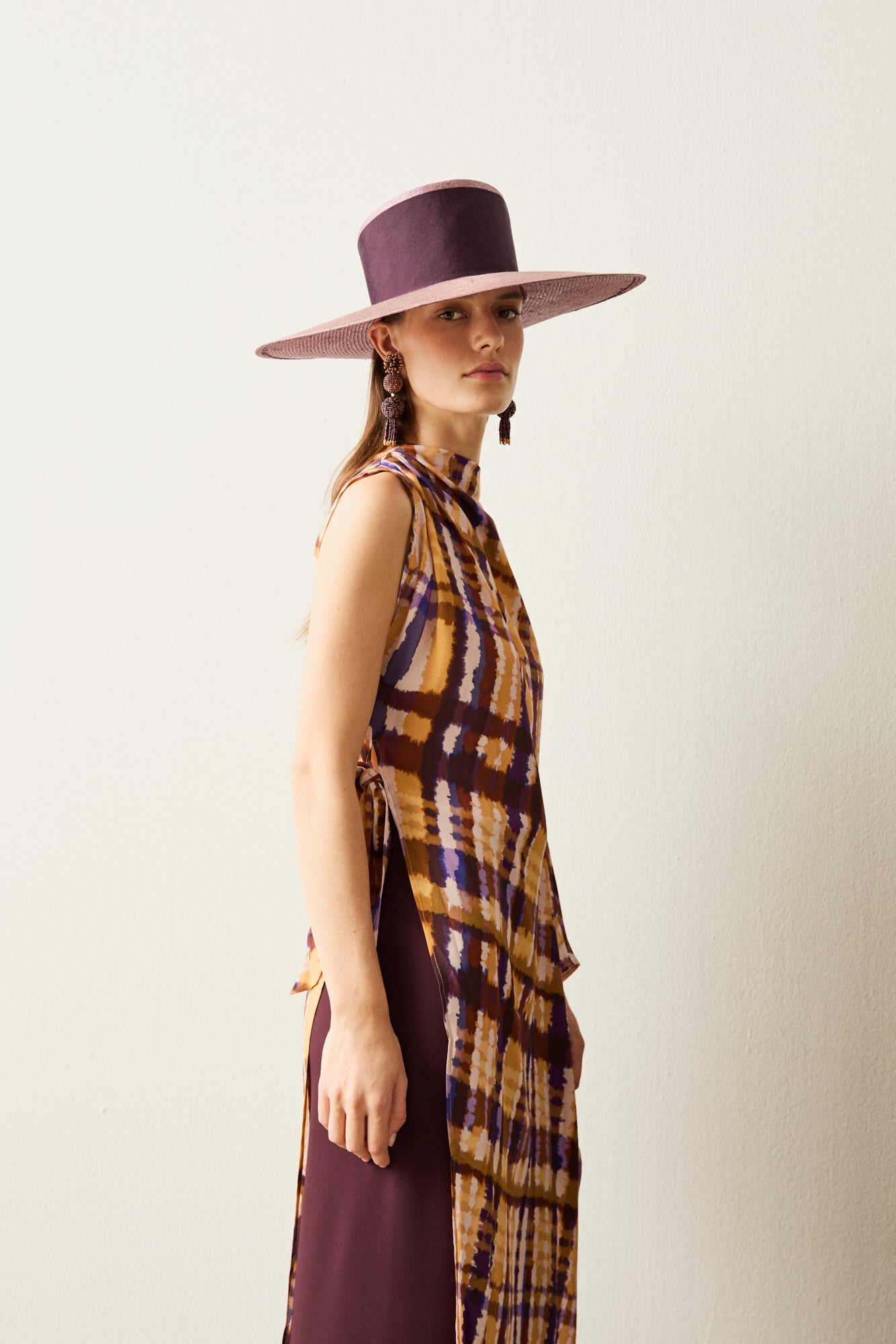 Blusón largo estampado