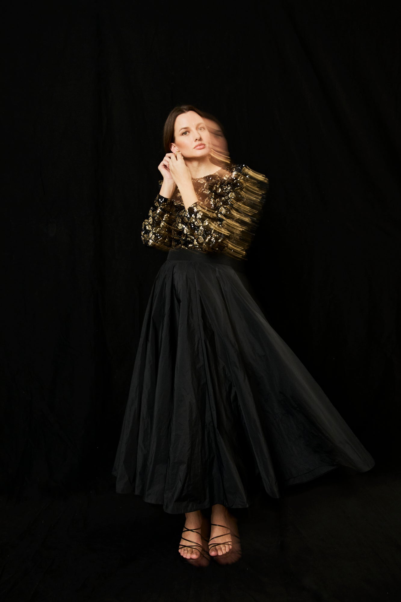 Top Loreta Lentejuelas