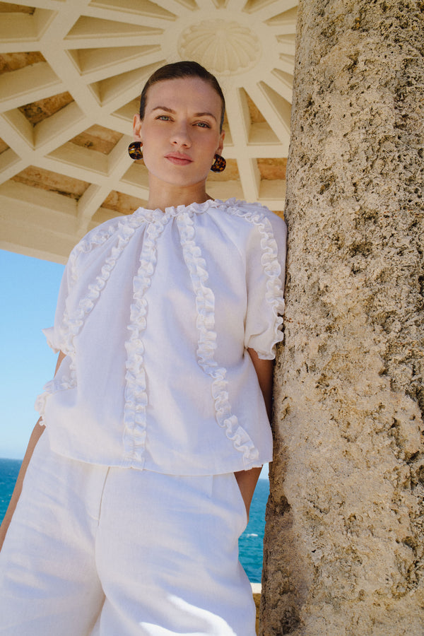Blusa Branca Rochi
